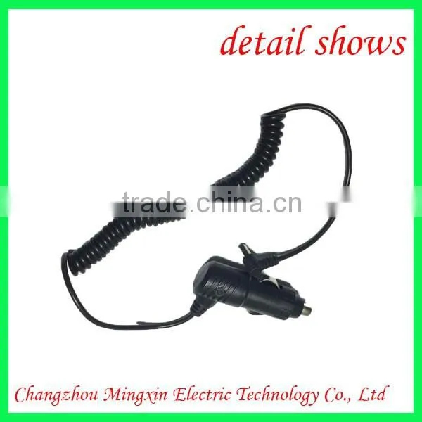 High Quality battery car charger with cable output 12v car cigarette lighter power adapter