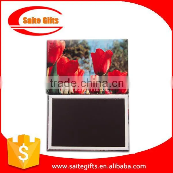 Souvenir customized offset printed tinplate photo magnet