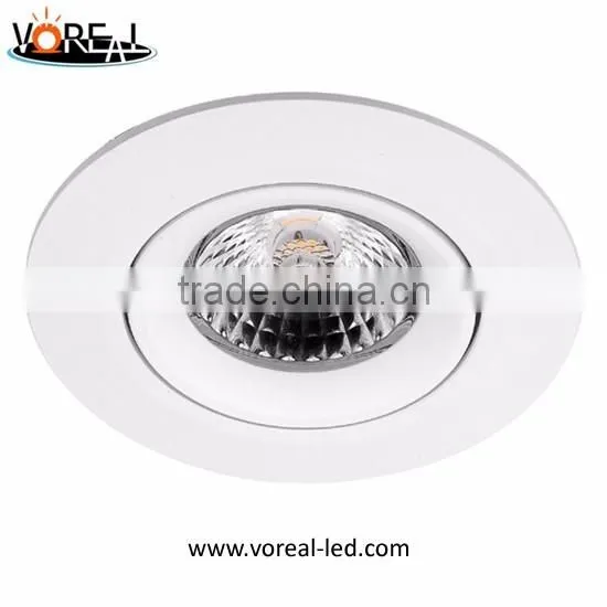 3.5inch led downlight extra warm white led cob dimmable downlighting with angle 24/38/60 degree