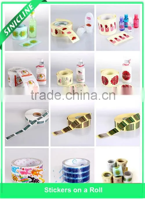 Sinicline 2015 Personalized Bottle Labels Waterproof Logo Sticker