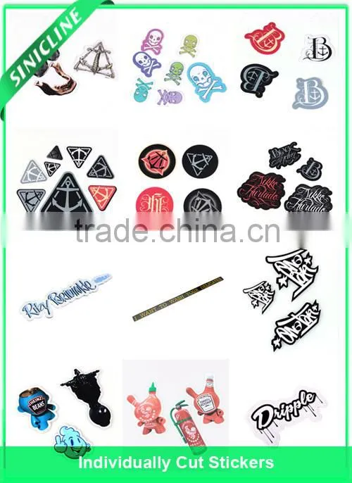 Sinicline 2015 Personalized Bottle Labels Waterproof Logo Sticker