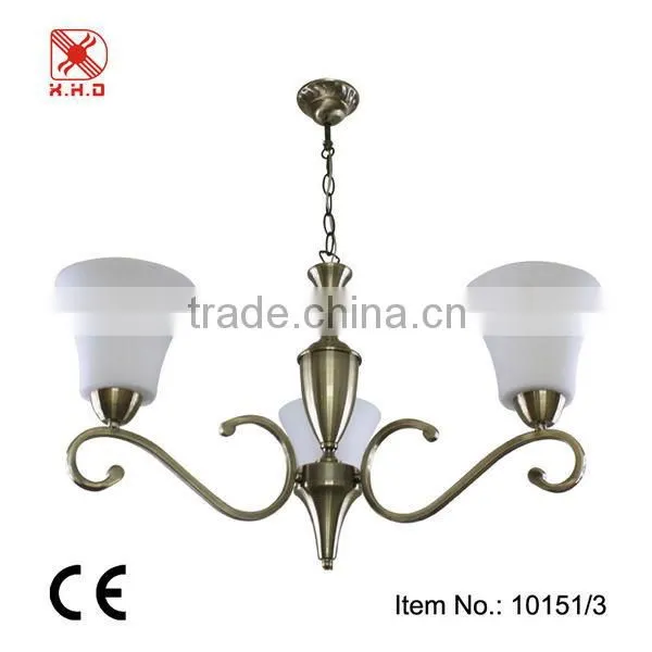 wooden pendant lamp/glass shade chandelier pendant light with wooden 6822-5