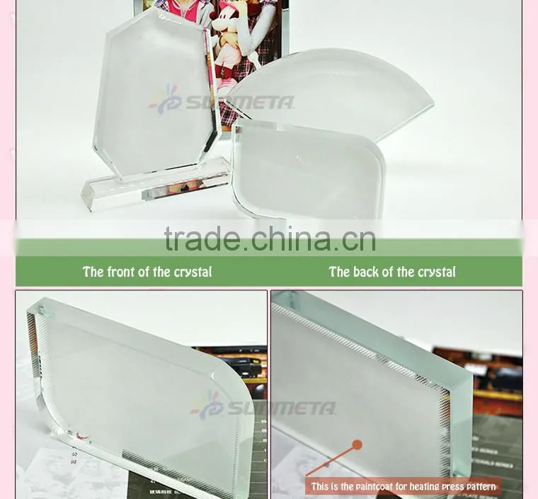 Sunmeta factory Photo crystal UV crystal sublimation crystal sublimation photo crystal BSJ-08