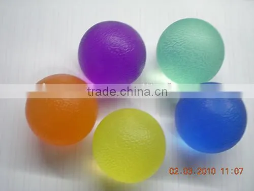 silicone egg shape finger exercise ball silicone grip ball