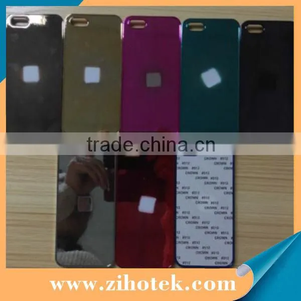 High quality 2D Electroplate sublimation case for iPhone 5/5s with metal insert