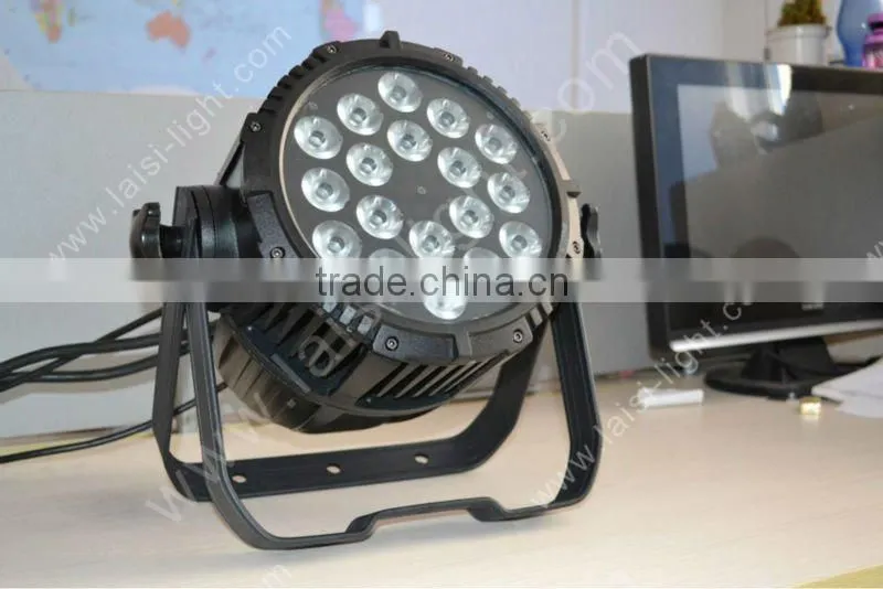 Waterproof zoom 18*10W LED Par Light , RGBW LED Stage par can