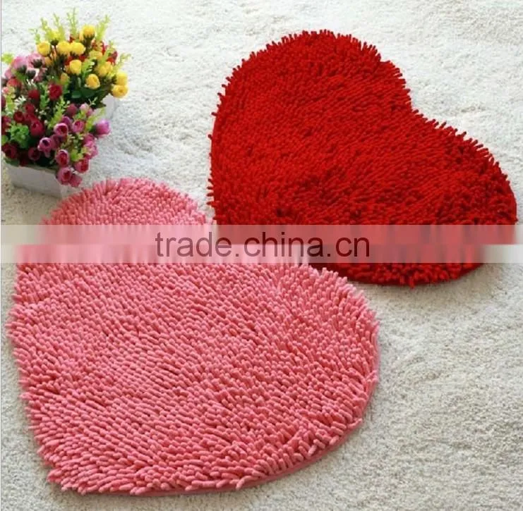 Bathroom door mat with anti-slip base