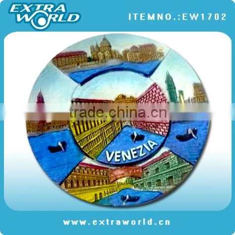 Italy Venezia boat polyresin fridge magnets for souvenir gift