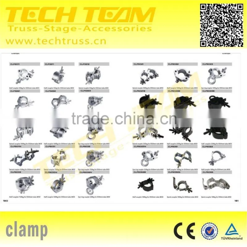 Aluminum truss accessories and aluminum truss clamp