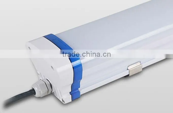 >100LM/W parking lot/warehouse/factory/supermarket/ subway Led TRI-PROOF linear light replacement solution