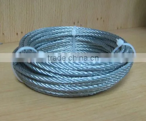 12mm galvanized wire rope 6x12+7FC