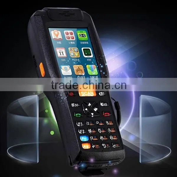 China wifi/3g/gps/nfc mini printer android pda handheld bluetooth symbol n410 barcode scanner