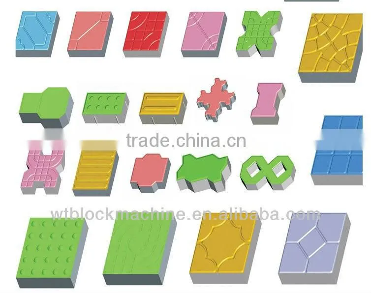 QT10-15 pavement tiles making machine
