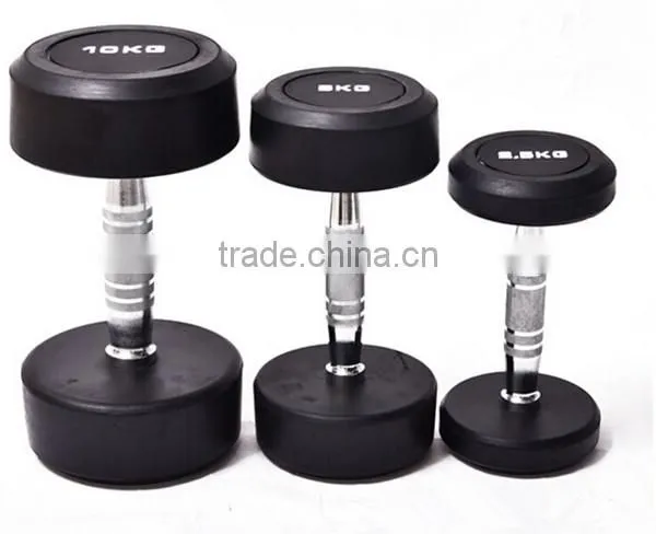 wholesale 2016 high quality adjustable electroplated Steel Chromed Dumbbell
