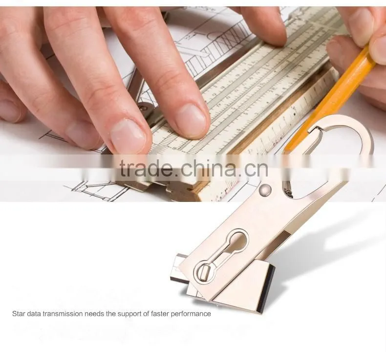 Metal material with key chain usb power adapter