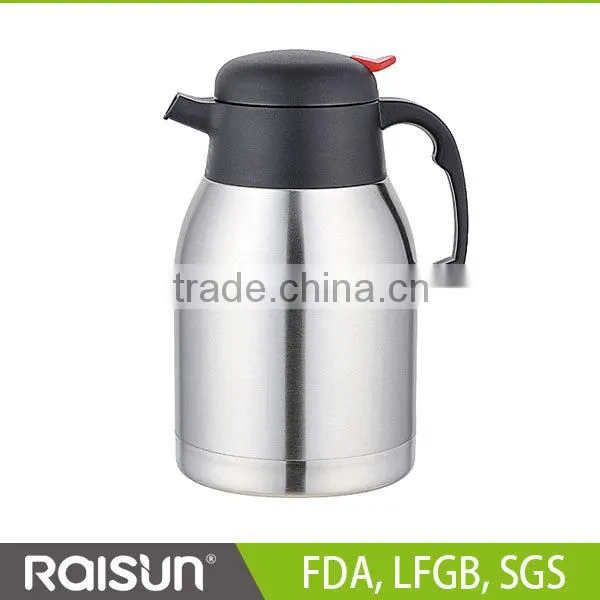 Food Grade Double Walls Stainless Steel Vacuum Coffee Pot 1.2L 1.5L 1.8L