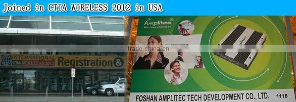 20dBm Triple wide band signal repeater for GSM, DCS and 3g WCDMA