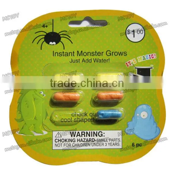 Growing Halloween capsule joke funny toys magic growing capsules