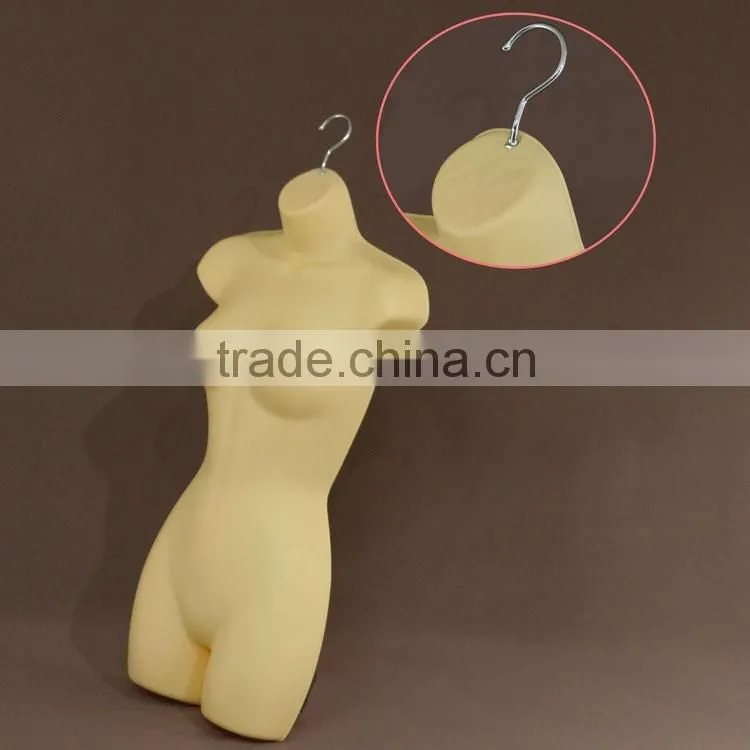 Halfing plastic display mode,hanging mannequin