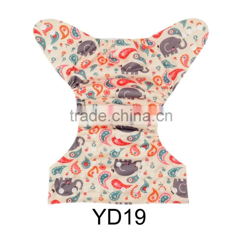 Alva New Animal and Plant Pattern Design Eco-friendly Cloth Baby Diaper Stock