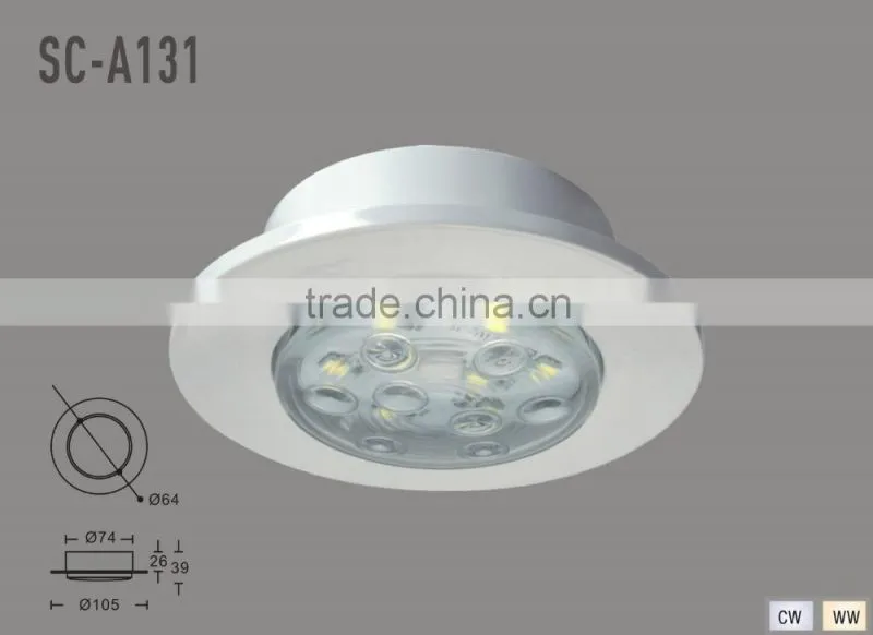 Low Voltage Led Car Downlights/ 2W Led Ceiling Light with Switch/ 12 Volt Led Lightings (SC-A131)