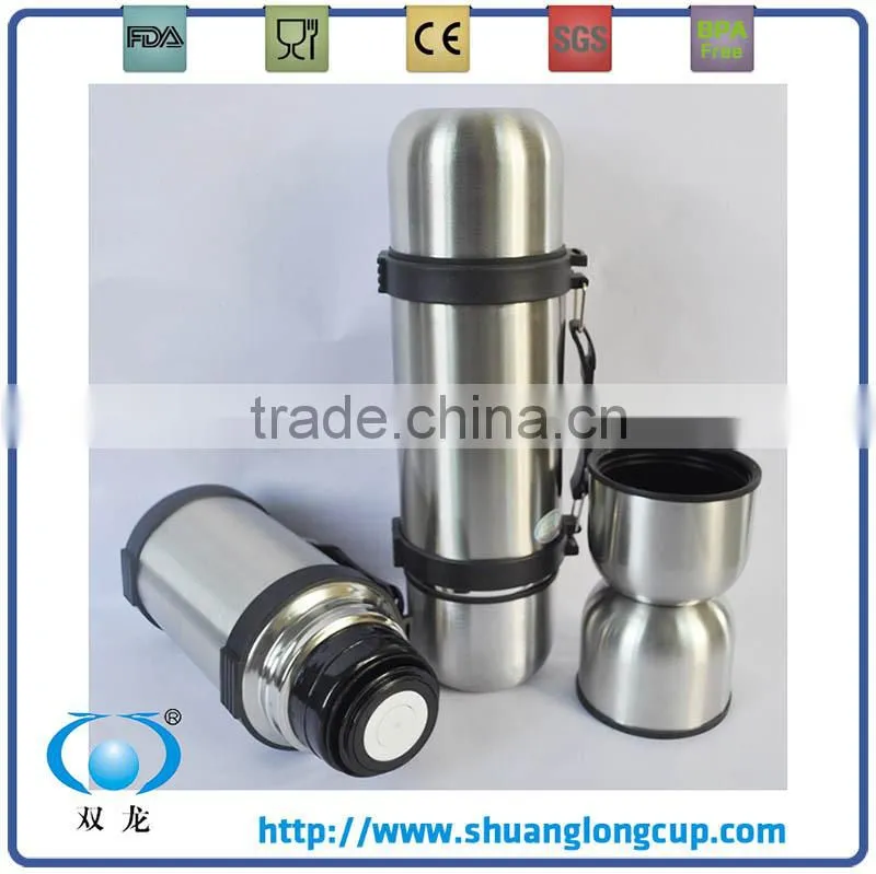 20 oz Stainless Steel Vacuum Thermos - Portable Insulated Travel Flask Bottle