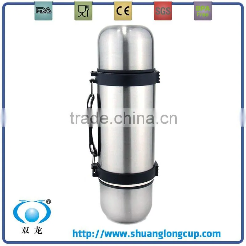 2 cup in 1 vacuum travel pot ,thermos flask 1000ml