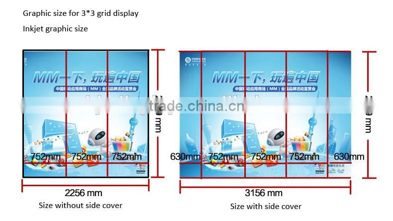 JC Wall Display Straight Iron Pop Up Display