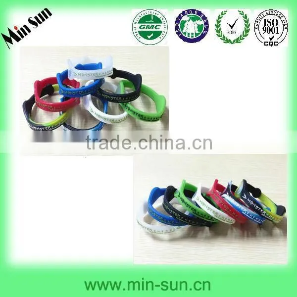 Factory price ,Fast shipping custom Logo silcone ion power bracelet