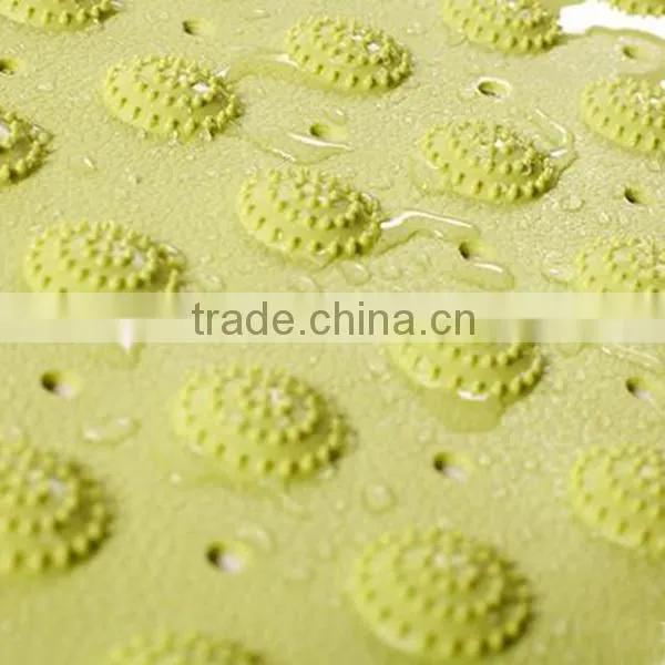 stones bath mat with sucker safety Wholesale pvc pebble oval bath mat