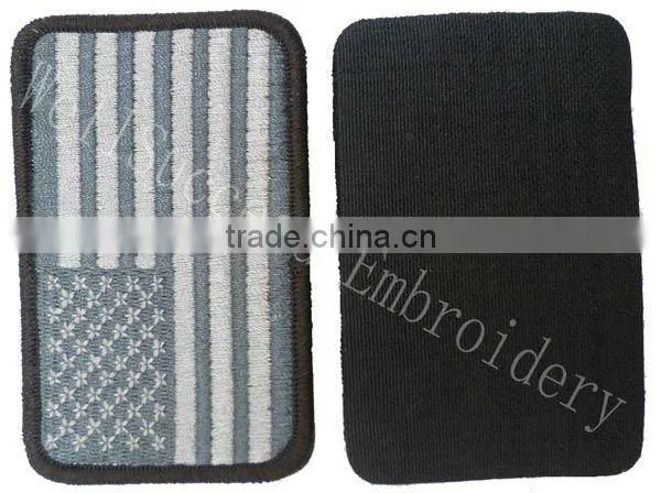 Velcro-back Embroidery US Flag Badge/patch