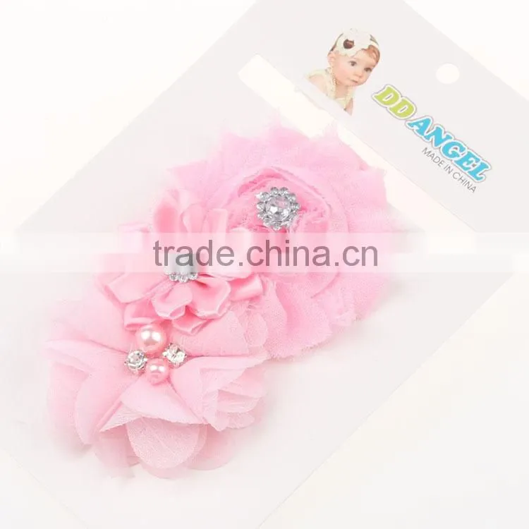 New baby flower elastic headband pretty new design hair band for sales