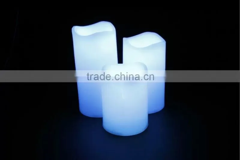 LED candle with remote control/timer