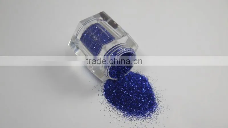 0.2mm PET Dark Blue Glitter Powder