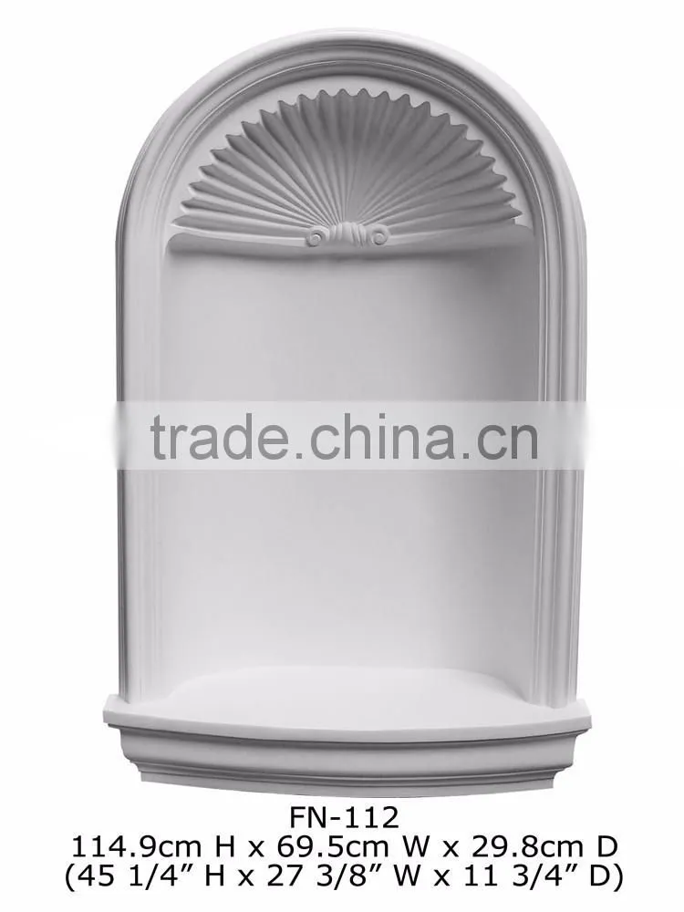 2016 Polystyrene High Quality beautiful PU decorative Shelvings