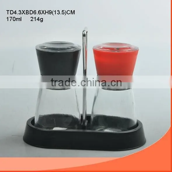 185ml glass jar with clip,silicone pad and lid