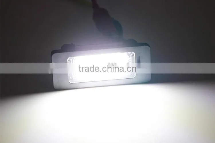 Best price guaranteed light up license plate DC12V-30V led license light for B mw 1,3,5 ,X series