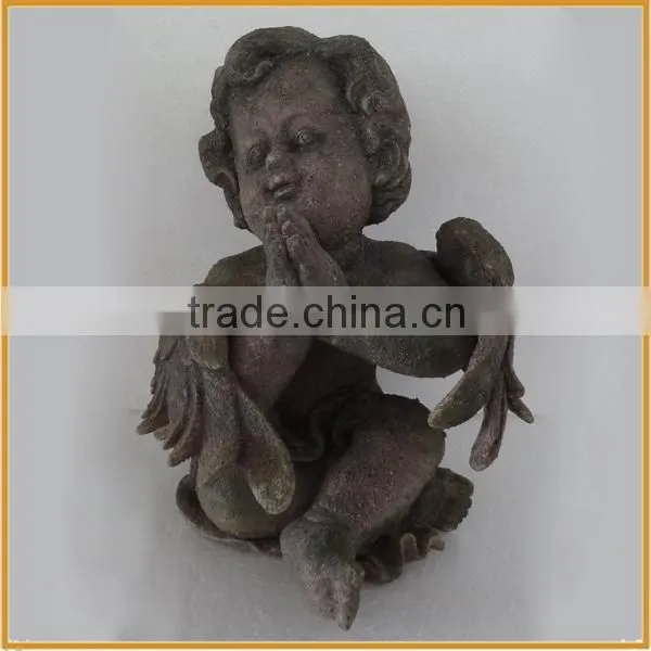 handmade angel resin angel figurine for home decor