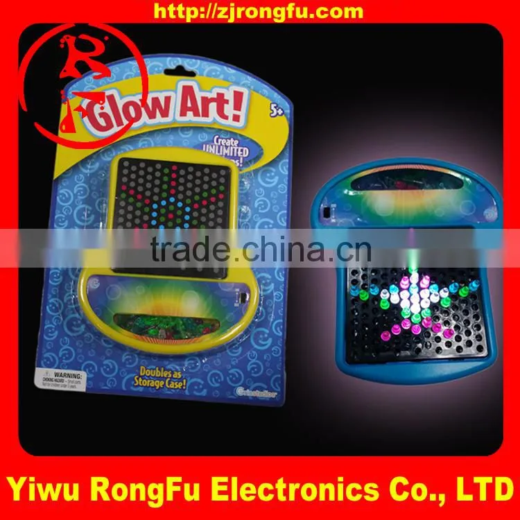 new product 2016 educational toys for kids glow art manufacturer