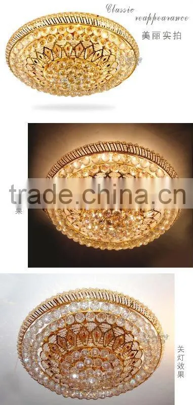 Beautiful design LED crystal flush mounted lamp