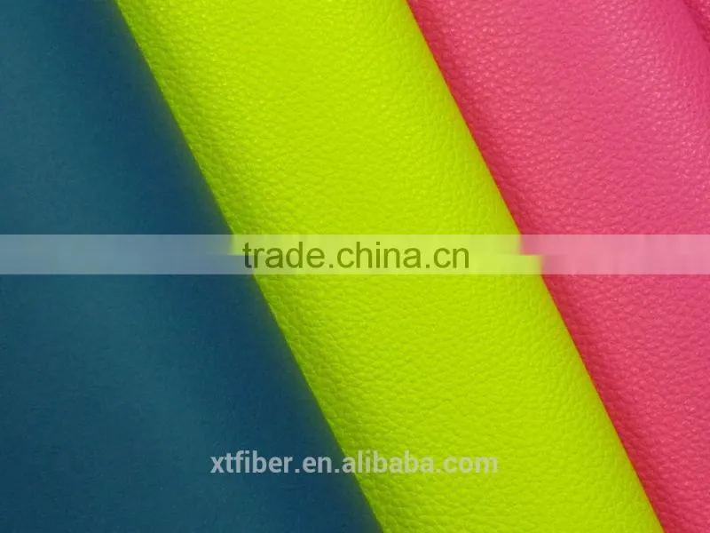 Soft pu microfiber leather for ladies shoes