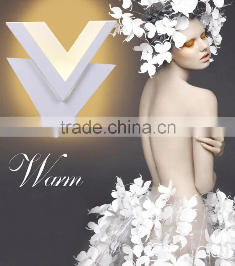 2015 New Arrival 12W LED Lighting V Shape 5050 LED Wall Lamps