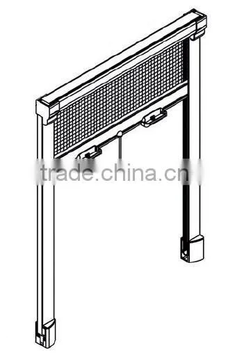 130cm* 150cm Aluminium retractable insect screen window roller-- MZL-1