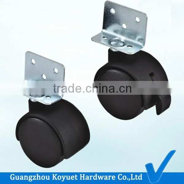 KOYUET with Brake Wholesale Modern Free Sample Nylon Heavy Duty Stem Caster Wheel For Suitcase