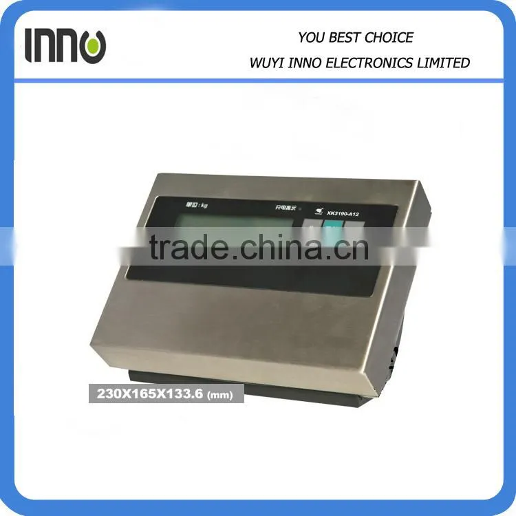 Platform indicator, A12E weighing indicator, stainless steel indicator A12E