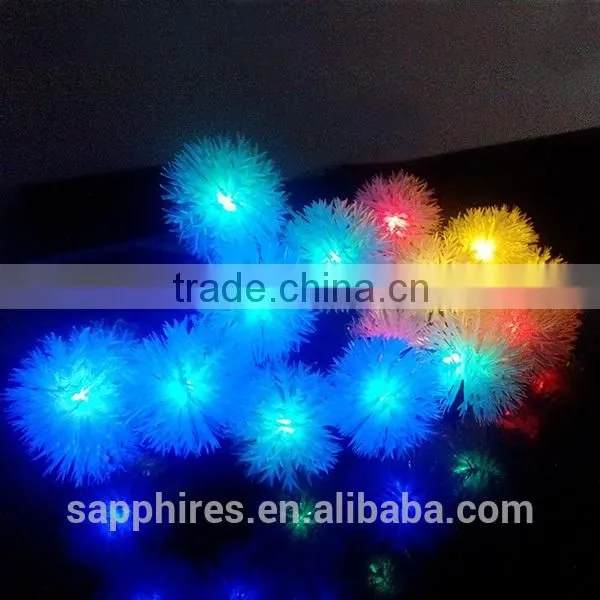 20L white led outdoor decorating lights, with snow shape led string lights