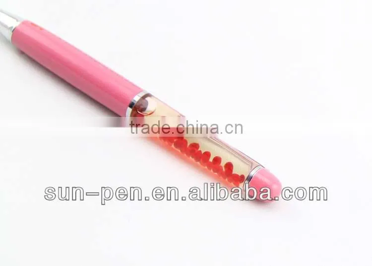 Promotional LED Ballpoint Pen With Liquid Inside