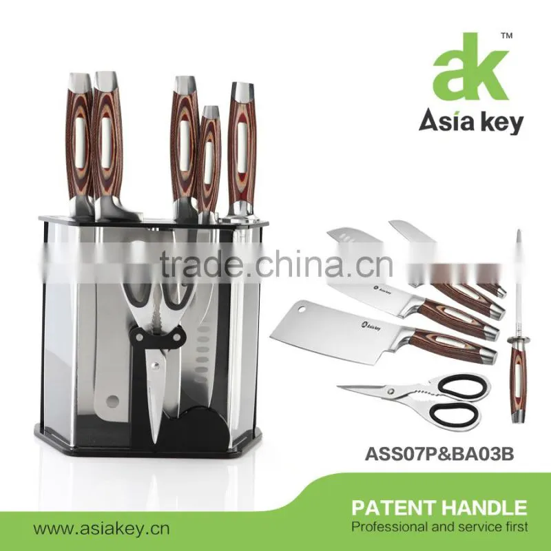Guaranteed Quality 7 Pieces Royal Kitchen Knife Set With Stand
