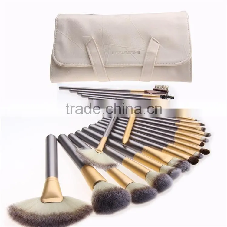 High quality pro brand your own brushes set 24 pcs makeup brush