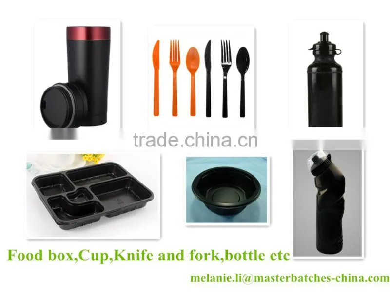 Dyed plastic granulate resins Black Masterbatch